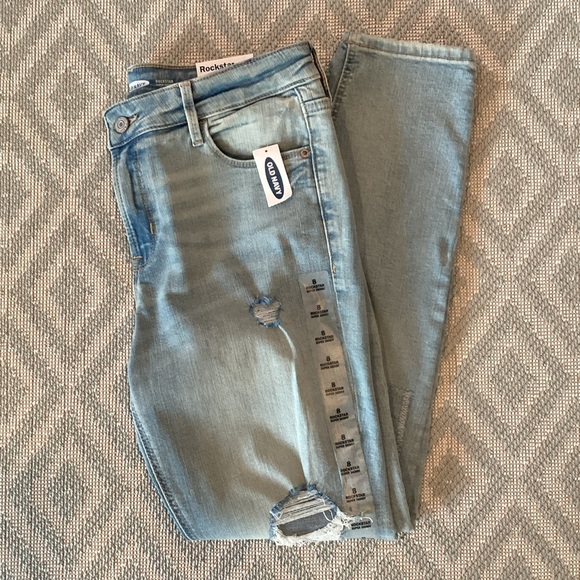 Old Navy Rock Star Distressed Super Skinny Jeans Size 8 NWT - Picture 13 of 13